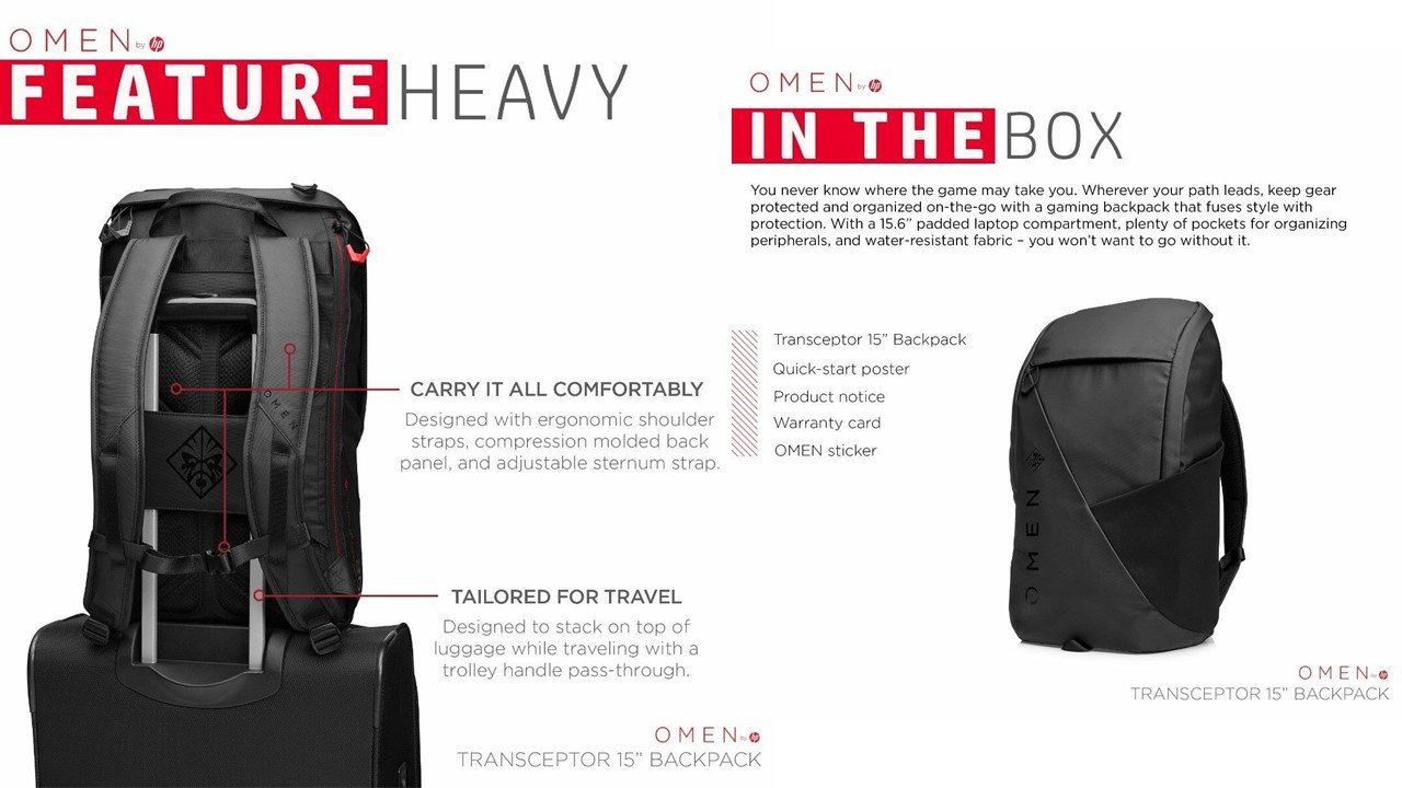 OMEN Transceptor 15 Backpack